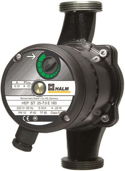 Halm: Hocheffizienzpumpe HEP ST für Solaranwendungen.