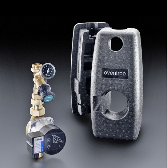 Oventrop: Zirkulationsstation Regucirc B mit Hocheffizienzpumpe.