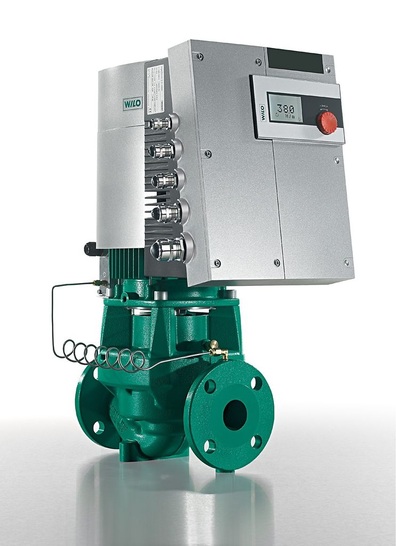Hocheffizienzpumpe Wilo-Stratos Giga in Inline-Bauweise.