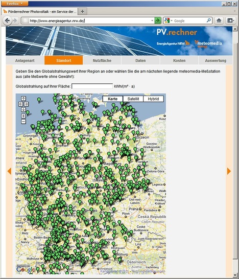 Energieagentur.NRW: PV-Rechner zur Abschätzung, ob sich eine PV-Anlage bei gegebenen Randbedingungen lohnt. - © EnergieAgentur.NRW
