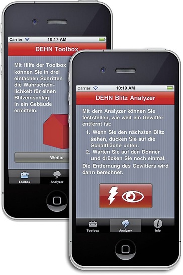 Dehn: iPhone/iPad-App iDEHNsupport. - © Dehn
