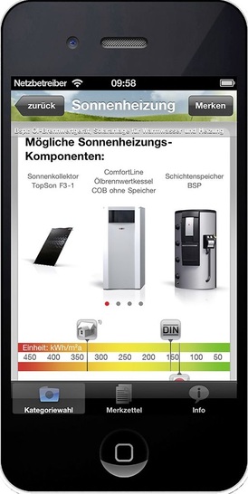 Informations- und Beratungs-App Wolf-Showroom.