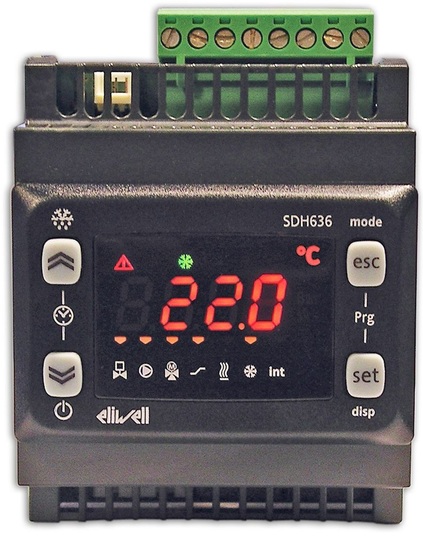 Eliwell: Regler SH600 für die komplette Steuerung von Flächentemperiersystemen.