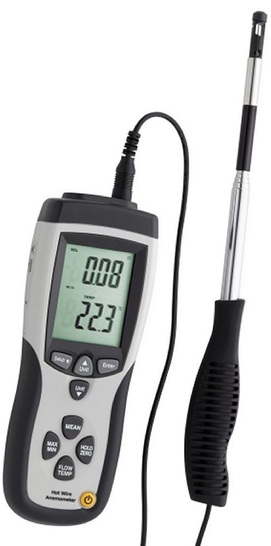 Dostmann: Hitzdraht­anemometer TA 888. - © Dostmann
