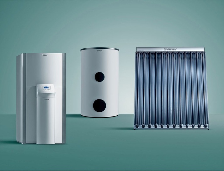 Vaillant: Exclusiv-System mit der Zeolith-Gas-Wärmepumpe zeotherm. - © Vaillant
