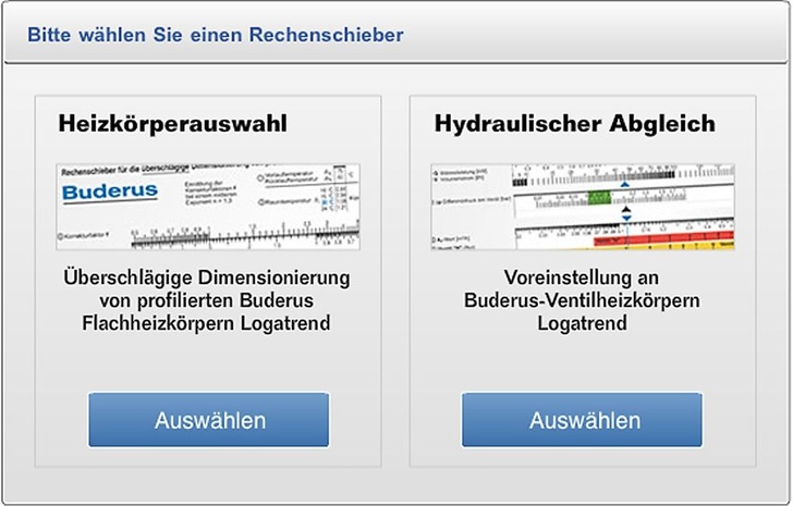 Buderus: App EasyPlan zur Dimensionierung von Heizkörpern. - © Buderus
