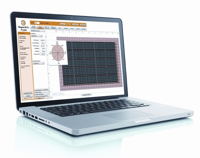 Wagner: Auslegungstool SUNoptimo PV. - © Wagner & Co, Cölbe

