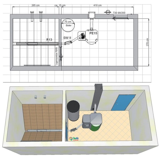 ÖkoFEN: Mit plan4[heat] 2.3 lassen sich Pellet-Heizanlagen schnell und anschaulich planen. - © ÖkoFEN
