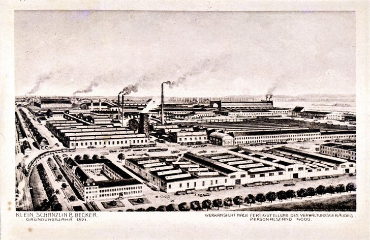 Historische Ansicht des KSB-Werks in Frankenthal um 1917 - © KSB AG
