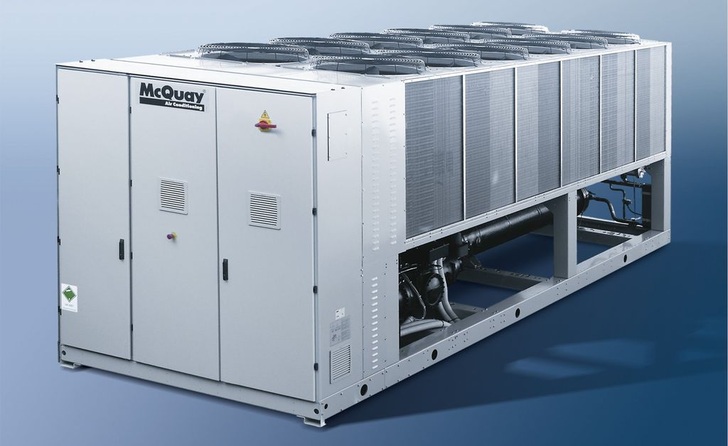 aircool/McQuay: Luftgekühlter Flüssigkeitskühler AWS Inverter mit ESEER-Werten bis 5,24.