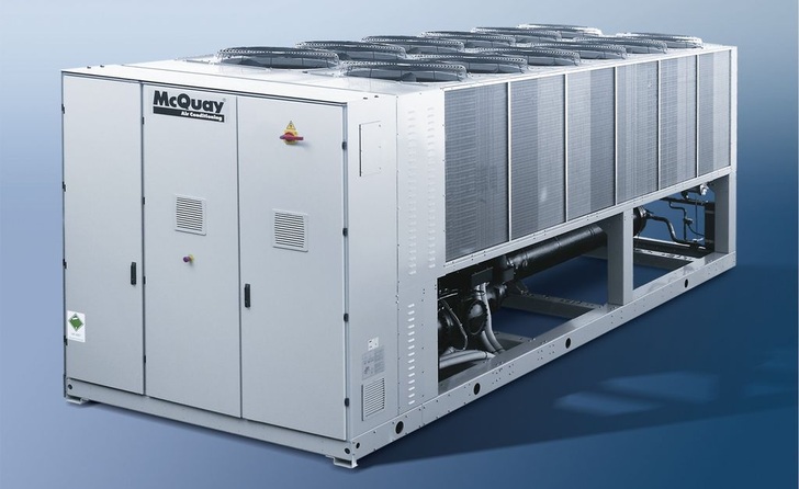 aircool/McQuay: Luftgekühlter Flüssigkeitskühler AWS Inverter mit ESEER-Werten bis 5,24. - © aircool /McQuay
