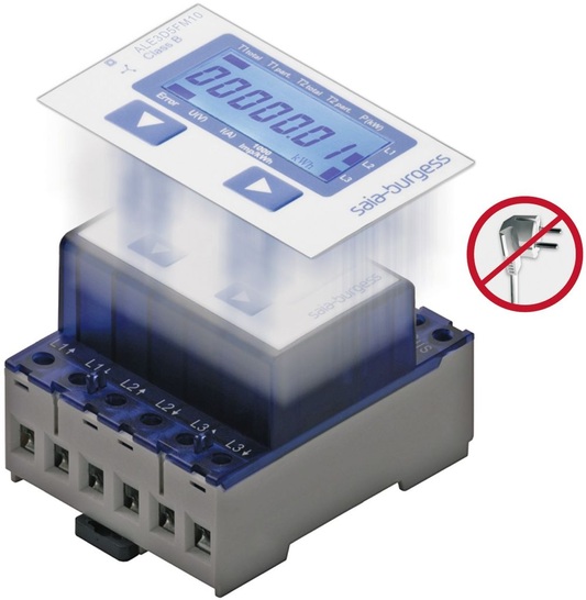 Saia-Burgess Controls: Energiezähler mit E-Ink-Technologie sind auch im spannungslosen Zustand ablesbar. - © Saia-Burgess Controls
