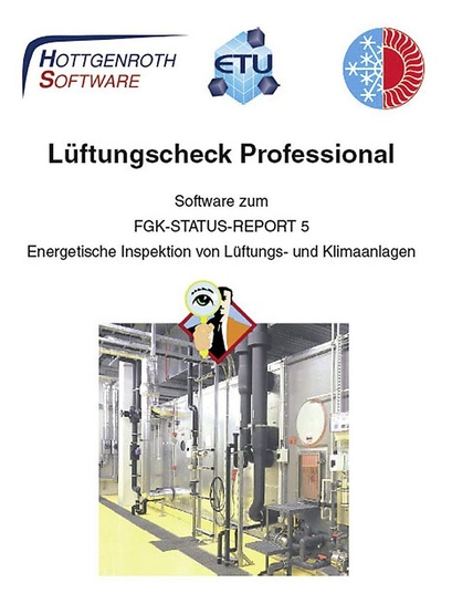 FGK: Die Software „Lüftungscheck Professional“ unterstützt die energetische Inspektion von Lüftungs- und Klimaanlagen. - © FGK
