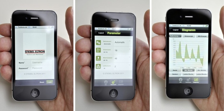 Die Stiebel-Eltron-Servicewelt läuft auf allen Systemen mit Internet-Browser. - © Stiebel Eltron
