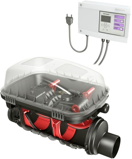 Kessel: Komfort-Version des Rückstaudoppelverschlusses Staufix FKA. - © Kessel
 Kessel: Komfort-Version des Rückstaudoppelverschlusses Staufix FKA.