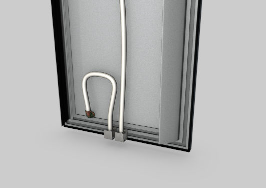 Mit Zehnder EasyTube ­können die Heizkörper­anschlüsse flexibel ­positioniert werden.