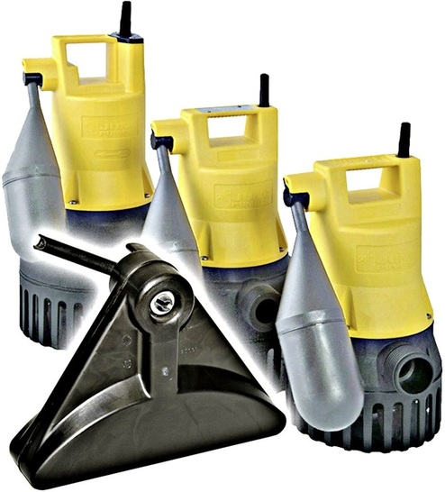 Jung Pumpen: Sonderschwimmer zum Pumpenbetrieb bei niedrigen Wasserständen.