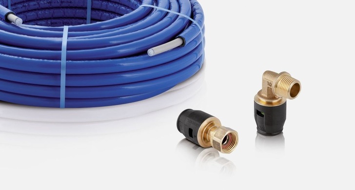 Geberit PushFit für die Heizungs- und Trinkwasserinstallation.