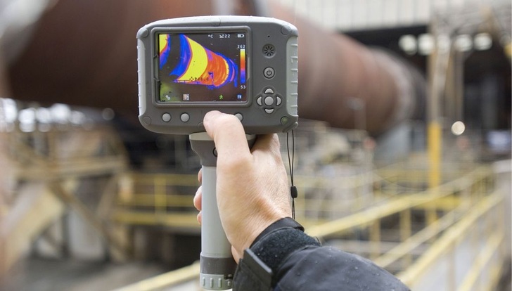 Abb. 1 Zu einem wirkungsvollen Kontroll-, Instandhaltungs- und Analysewerkzeug wird eine Thermografie-Kamera… - © PCE
