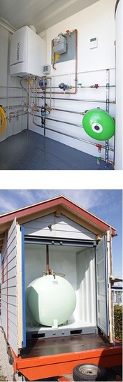 Progas-Wärmestation.