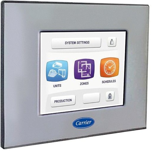 Carrier: AquaSmart-Touch-Pilot-Steuerung.