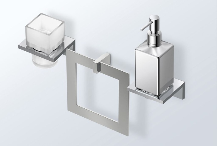 Jado: Bad-Accessoires Cubic. - © Ideal Standard
 Jado: Bad-Accessoires Cubic.