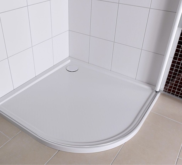 Hüppe: Purano-Duschwanne mit 40 mm Aufbauhöhe. - © Hüppe
 Hüppe: Purano-Duschwanne mit 40 mm Aufbauhöhe.