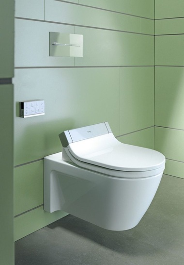 Duravit: SensoWash C mit verdeckten Anschlüssen.