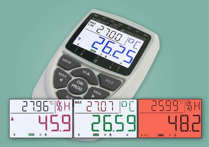 Ahlborn: Universal­messgerät Almemo 2470.