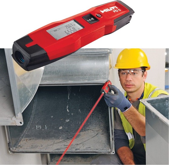 Hilti: Laser-Distanzmessgerät PD 5 für alltägliche Messaufgaben. - © Hilti
