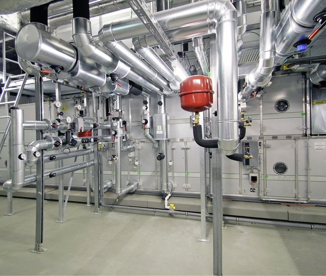 Abb. 1 RLT-Zentrale: Der Platzbedarf zum Betreiben wird häufig unterschätzt.