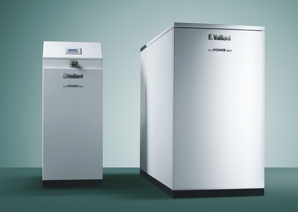 Mit dem von Cogenon produzierten, modulierendem Mini-BHKW ecopower 20.0 hat Vaillant sein KWK-Angebot nach oben erweitert. (Quelle: Vaillant)