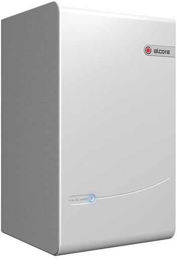 Das Brennstoffzellenheizgerät Elcore 2400 hat ähnliche Abmessungen wie eine Gastherme. - © Elcore
