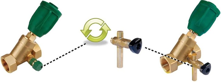 Seppelfricke: Das abflammbare Probennahmeventil ersetzt vorhandene Entleerungsventile.