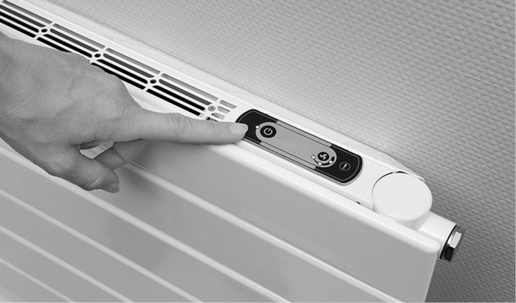 Zehnder Nova Neo mit Ventilatorunterstützung.