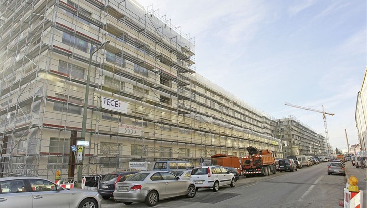 Abb. 1 Großbauprojekt WelfenHöfe: 2012 wird das neue Stadtquartier in der Oberen Au in München fertiggestellt. - © Bernd Wackerbauer
