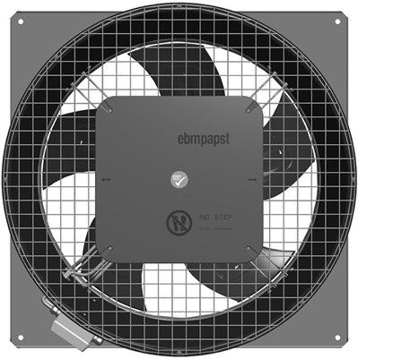 ebm-papst: Diffusor zur Effizienz- oder Leistungs­steigerung sowie Geräuschminderung.