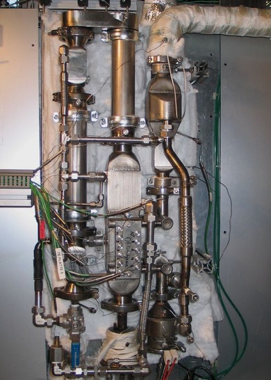 Brenngaserzeuger des bei OWI Entwicklung befindlichen mobilen Brennstoffzellensystems.