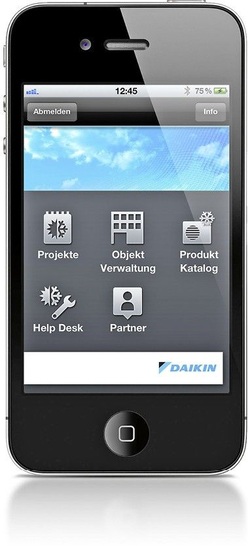 App „Daikin to go“ mit Web-Portal für die Objektverwaltung. - © Daikin
