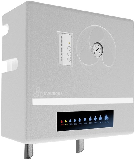 iWater: Regenwasser­zentrale iCube L mit Trinkwassernachspeisung.