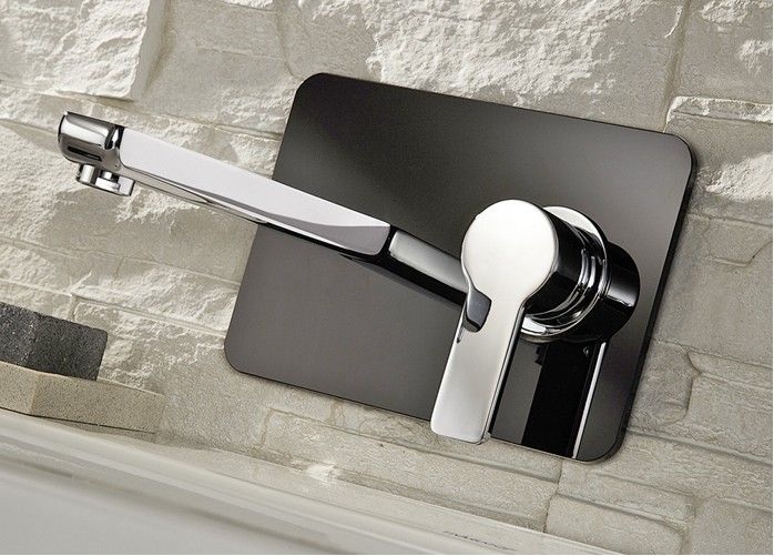 HSK: Softcube UP-Waschtisch­armatur mit Echtglasfront.