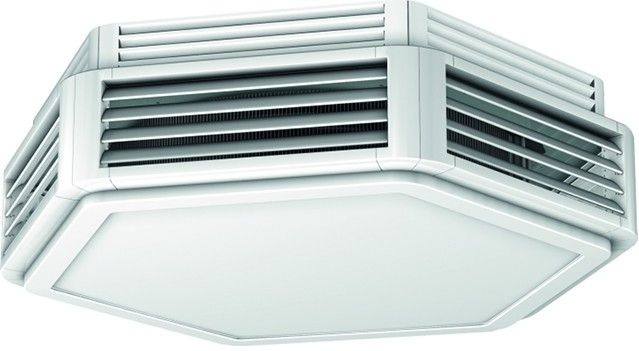 Stulz: Rundum ausblasender ­ Deckenkonvektor zum Kühlen und Heizen.