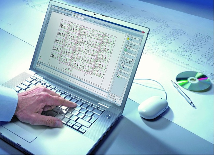 Abb. 1 Eine wirtschaftliche Planung komplexer haustechnischer Anlagen ist heute nur noch mit integrierter TGA-Software möglich. Berechnungs- und Konstruktionsprogramme sind deshalb heute die wichtigsten Werkzeuge in den Ingenieurbüros.
