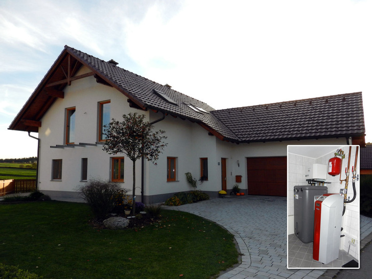 In diesem Niedrigenergiehaus nahm eine 2003 installierte Wärmepumpe von Heliotherm an einem EU-weiten Langzeittest teil.