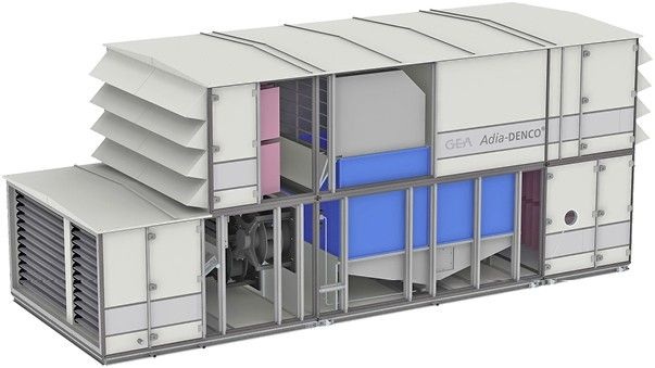 Klimagerät GEA Adia-Denco für Rechenzentren. - © GEA Air Treatment
