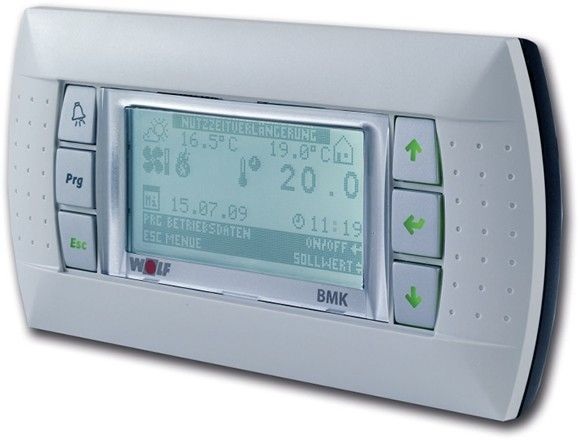 Wolf: Bedienmodul BMK des Regelsystems WRS-K.