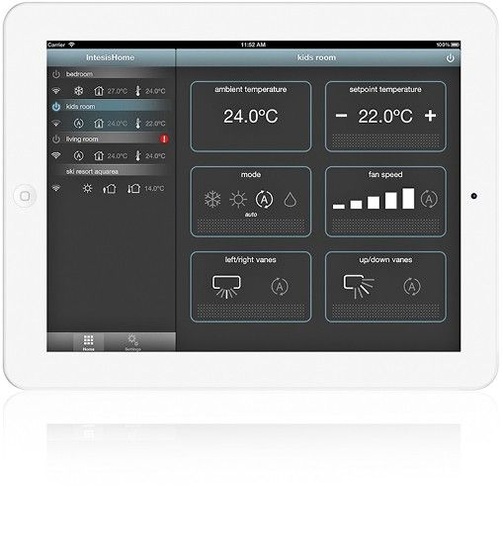 Panasonic: IntesisHome-App für die Produkt­reihen Etherea und Aquarea.