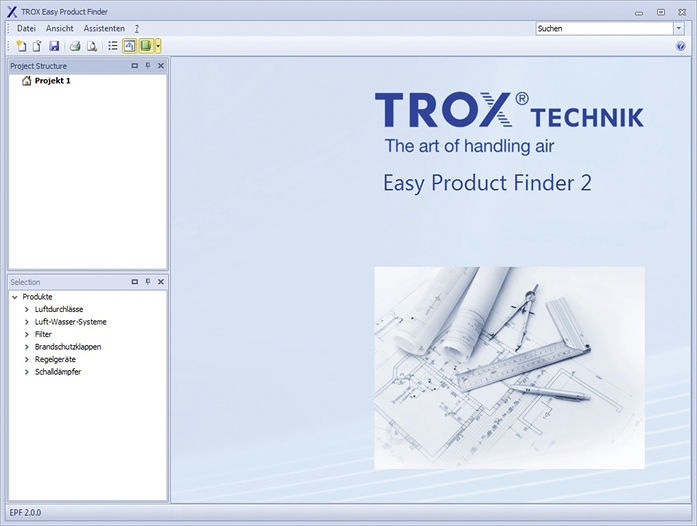 Trox: Easy Product Finder im neuen Gewand.