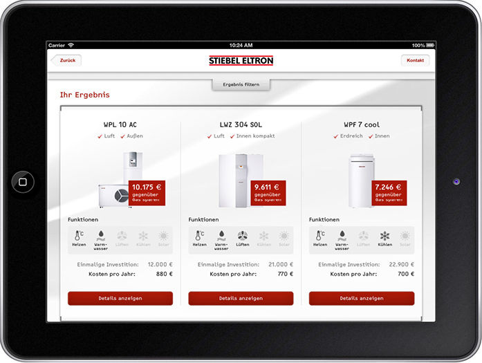 Stiebel Eltron: In zwei Schritten zur passenden Wärmepumpe.