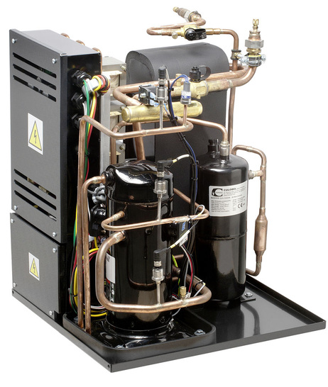 Abb. 1 Der Bau von Wärmepumpen der Effizienz­klasse A+++ wird künftig durch solche ­vorgefertigten Module, wie dem Refrigerant ­Modul Heating von Emerson vereinfacht.
